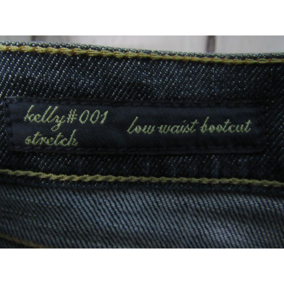citizens of humanity women jeans size 27 blue low waist bootcut kelly stretch - Picture 3 of 5